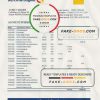 Colombia Banco de Bogotá bank statement easy to fill template in Excel and PDF format