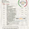 Colombia Banco Davivienda bank statement template in Word and PDF format