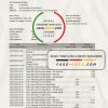 Colombia Scotiabank Colpatria bank proof of address statement template in Excel and PDF format (.xls and .pdf)