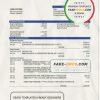 Comoros Exim bank statement template in Word and PDF format