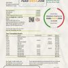 Congo Ecobank bank statement template in .xls and .pdf file format