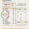 Costa Rica Banco Improsa bank statement Excel and PDF template