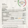 Croatia Podravska bank statement template in Word and PDF format