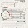 Croatia Podravska bank statement Excel and PDF template