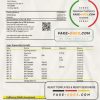 Croatia Raiffeisen Bank statement template, Word and PDF format (.doc and .pdf)