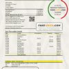 Croatia Raiffeisen Bank statement easy to fill template in .xls and .pdf file format