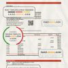 Croatia Zagrebačka Bank statement Excel and PDF template