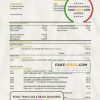 Cuba Banco Central de Cuba bank proof of address statement template in Word and PDF format