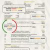 Cuba Banco Central de Cuba bank statement Excel and PDF template