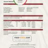 Cuba Bandec Banco de Credito y Comercio bank statement easy to fill template in .xls and .pdf file format