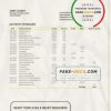 Czechia Equabank bank statement template in Word and PDF format