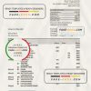Denmark Sydbank statement Excel and PDF template