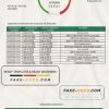 Dominica National Bank of Dominica bank statement template in Word and PDF format