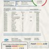 Dominican Republic Banco Progreso bank statement easy to fill template in Excel and PDF format (AutoSum)