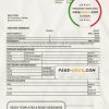 Equatorial Guinea CCEI bank proof of address statement template in Word and PDF format