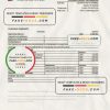Equatorial Guinea CCEI Bank statement Excel and PDF template