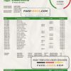 Equatorial Guinea The National Bank of Equatorial Guinea bank statement template in Word and PDF format