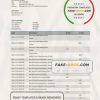 Eritrea Central bank statement template in Word and PDF format