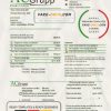 Estonia AC Grupp OÜ electricity utility bill template in Word and PDF format scan