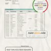 Estonia Bigbank proof of address bank statement template in Word and PDF format,(.doc and .pdf)