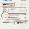 Estonia Coop Pank bank statement Excel and PDF template
