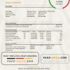 Ethiopia Bank of Abyssinia bank statement easy to fill template in .xls and .pdf file format