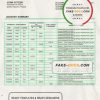 Finland Aktia Bank statement template in Word and PDF format