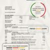 Finland Danske Bank statement template in Word and PDF format