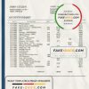 Finland Evli Bank PLC Bank statement template in Word and PDF format