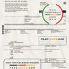 Finland Klarna Bank statement template in Word and PDF format, in Finnish language