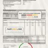France Energies & Services Régie Municipal d’ Electricité Sarre-Union electricity utility bill template in Word and PDF format, fully editable