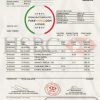 France HSBC bank statement template in .doc and .pdf format