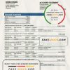 France La Banque Postale bank statement template in Word and PDF format