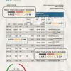 Gabon BGFI bank statement Excel and PDF template