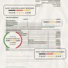 Germany Dekabank bank statement Excel and PDF template