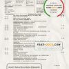 Germany Deutsche Handelsbank AG bank statement template in .doc and .pdf format