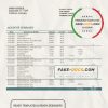 Germany N26 bank statement template in Word and PDF format
