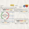 Germany Postbank bank statement, Word and PDF template, 2 pages