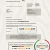 Germany RECHNUNG O2 utility bill template in Word and PDF format