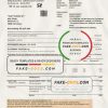 Germany TV Cabel utility bill template in Word and PDF format, fully editable