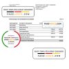 Germany Vonovia bank statement, Word and PDF template, 3 pages