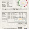 Ghana Electricity Company of Ghana utility bill template in Word and PDF format