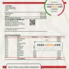 Ghana Zenith proof of address bank statement template in Word and PDF format
