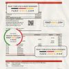Ghana Zenith bank statement Excel and PDF template