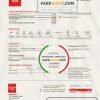 Greece CORAL GAS utility bill template in Word and PDF format