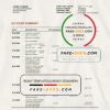 Greece Attica proof of address bank statement template in Word and PDF format, .doc and .pdf format