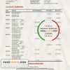Greece Attica bank statement Excel and PDF template