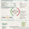 Guatemala INDE Instituto Nacional de Electrificación electricity utility bill template in Word and PDF format