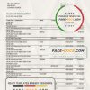 Guinea Fibank proof of address bank statement template in Word and PDF format