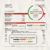 Guinea UBA Bank statement template in Word and PDF format, good for address prove